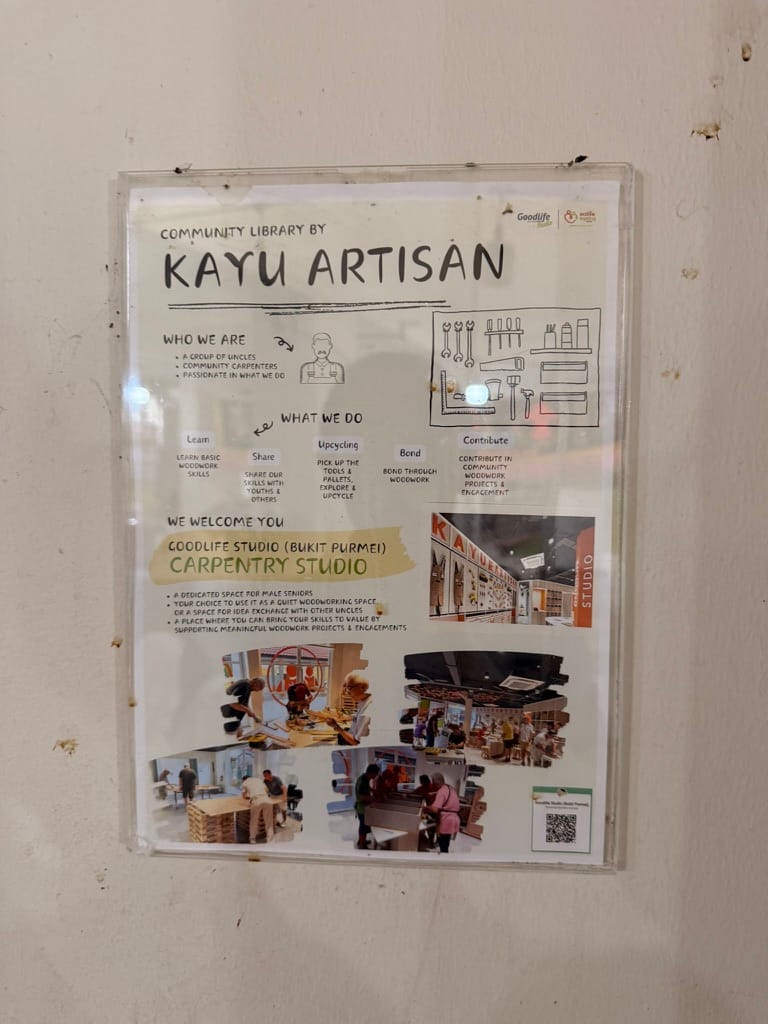 Finding a poster like this in the void deck, gave us leads to follow. 